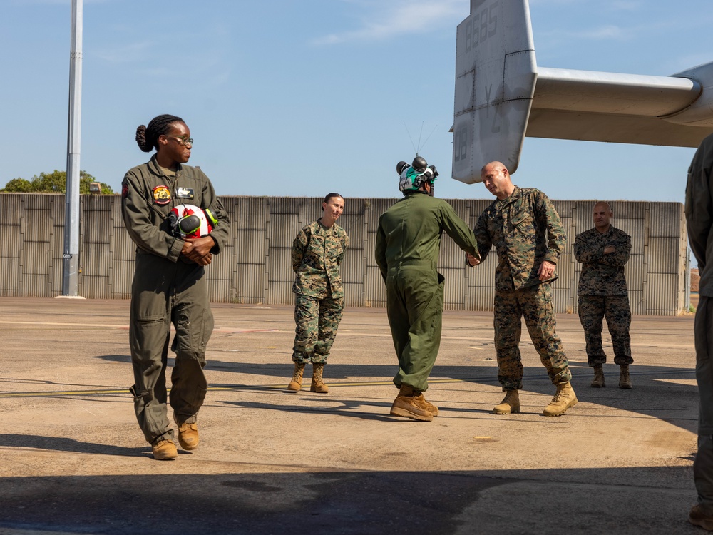 MRF-D 25.3: USINDOPACOM command senior enlisted leader visits MRF-D Marines