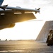 USS Gerald R. Ford (CVN 78) Sailor Prepares To Signal For Launch