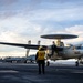 USS Gerald R. Ford (CVN 78) Sailor Observes E2-D Hawkeye Land