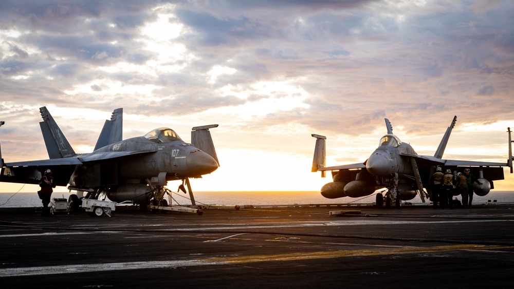 USS Gerald R. Ford (CVN 78) F/A-18s