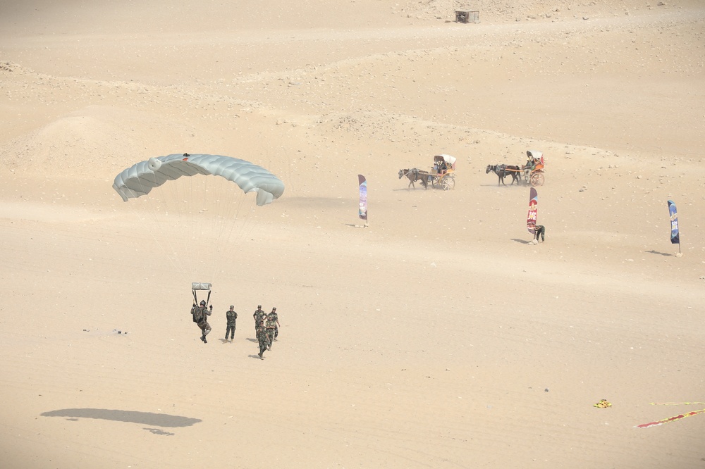 BRIGHT STAR 25: Military Free Fall over The Great Pyramids of Giza