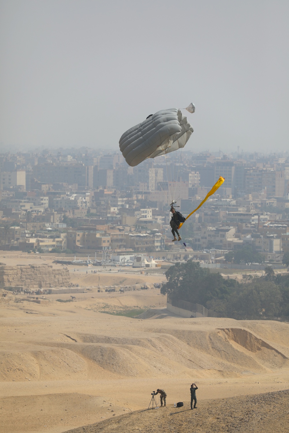 BRIGHT STAR 25: Military Free Fall over The Great Pyramids of Giza