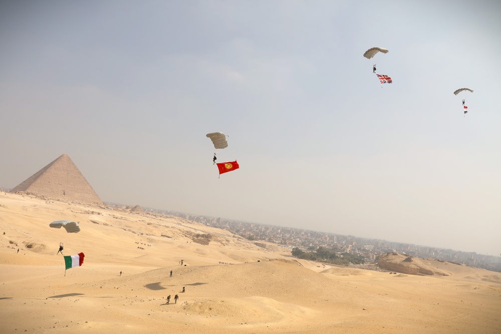 BRIGHT STAR 25: Military Free Fall over The Great Pyramids of Giza