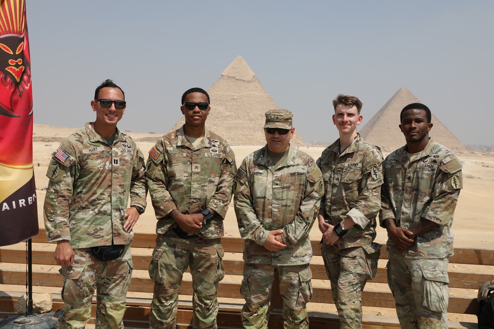 BRIGHT STAR 25: Military Free Fall over The Great Pyramids of Giza