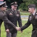 U.S. and Croatian leaders shake hands at Harvest Festival