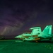 USS Gerald R. Ford (CVN 78) Operates Under Northern Lights