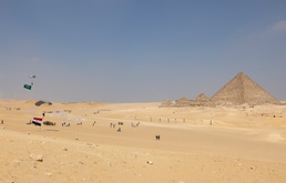 BRIGHT STAR 25 Military Freefall Over The Great Pyramids of Giza