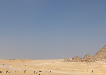 U.S. and Partner Nations Conduct Multinational Freefall Jump at Bright Star 25