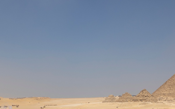 BRIGHT STAR 25 Military Freefall Over The Great Pyramids of Giza