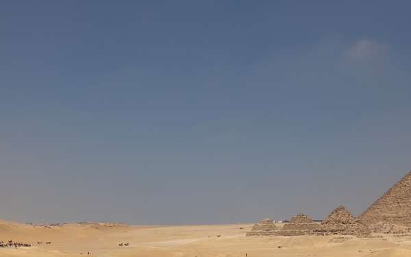 BRIGHT STAR 25 Military Freefall Over The Great Pyramids of Giza