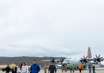 Council on Foreign Relations Visits Greenland to Learn Arctic Mission of 109th Airlift Wing