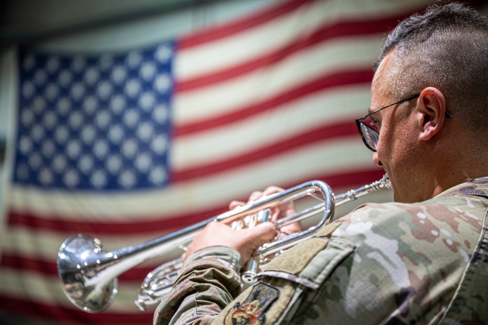 AFCENT Band visits the 386th AEW
