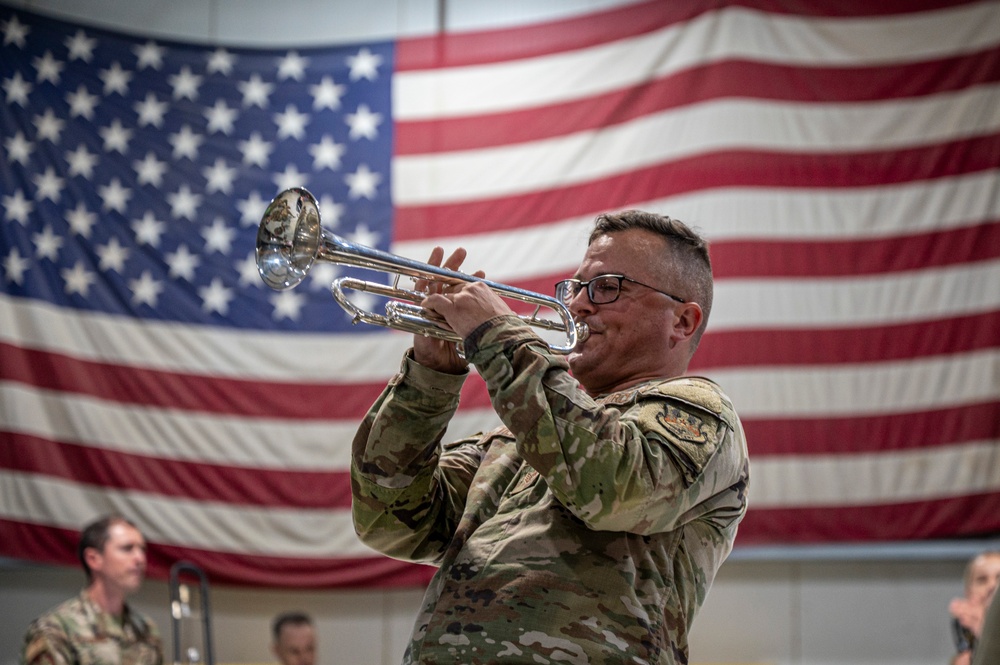 AFCENT Band visits the 386th AEW