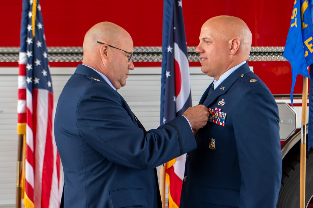 121 ARW Civil Engineering Squadron change of command