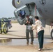 Lt. Col. Ryan Shireman completes his fini-flight with the 126th Air Refueling Wing