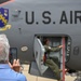 Lt. Col. Ryan Shireman completes his fini-flight with the 126th Air Refueling Wing