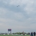 138th Fighter Wing perform a football game flyover