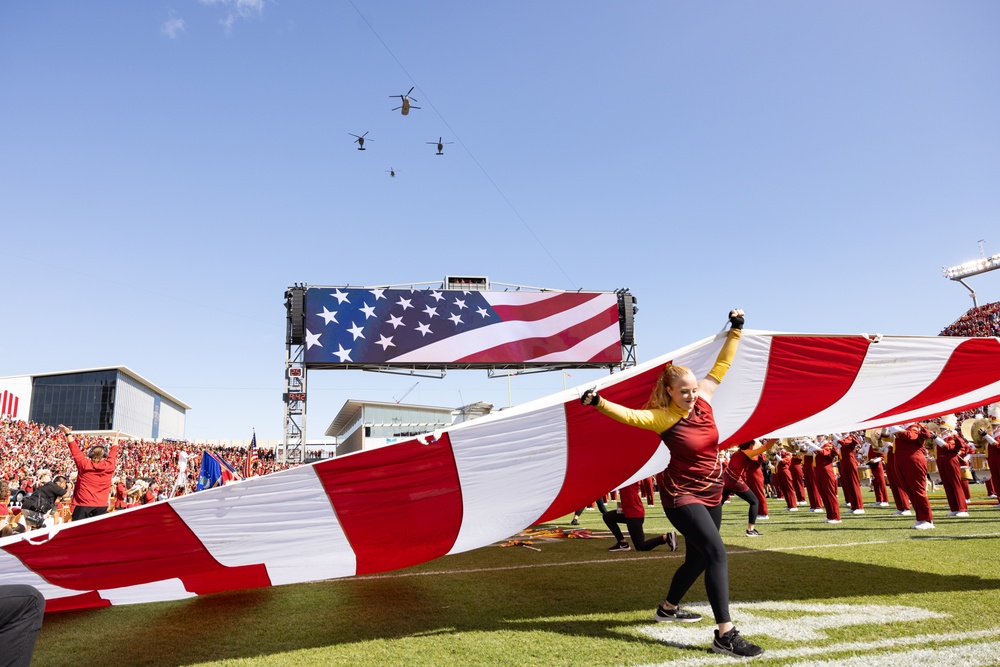 Iowa National Guard supports annual Cy-Hawk football game