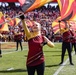 Pregame baton flag performance at Iowa vs. Iowa State