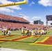 Iowa player scores touchdown at Cy-Hawk game