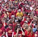 Hawkeye fan stands out in sea of Cyclone fans at Cy-Hawk rivalry