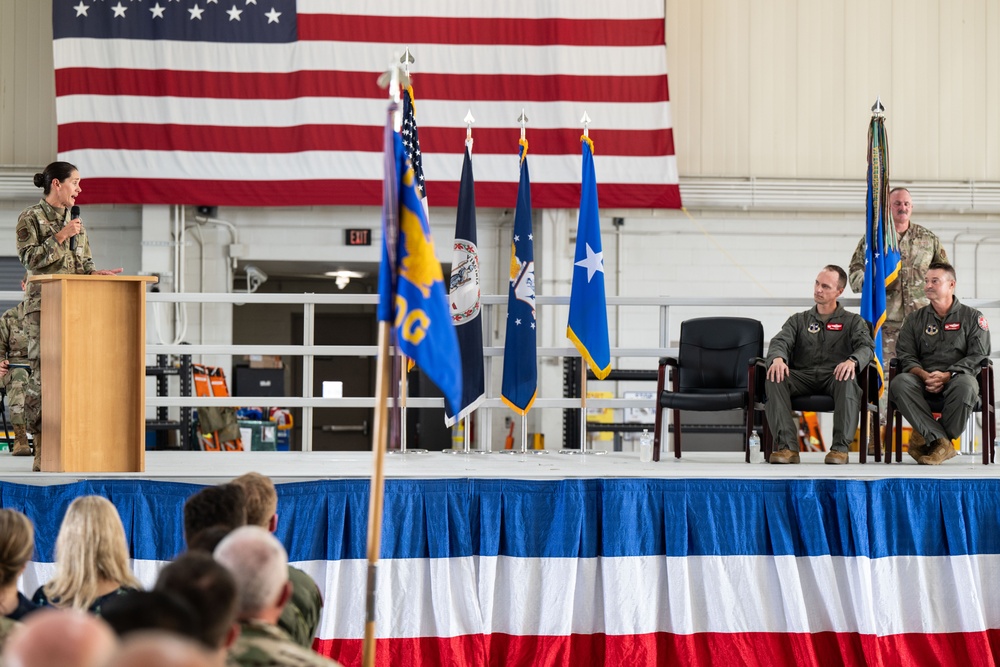 Virginia Air National Guard, 192nd Wing welcomed Col. Andrew M. Weidner as new commander