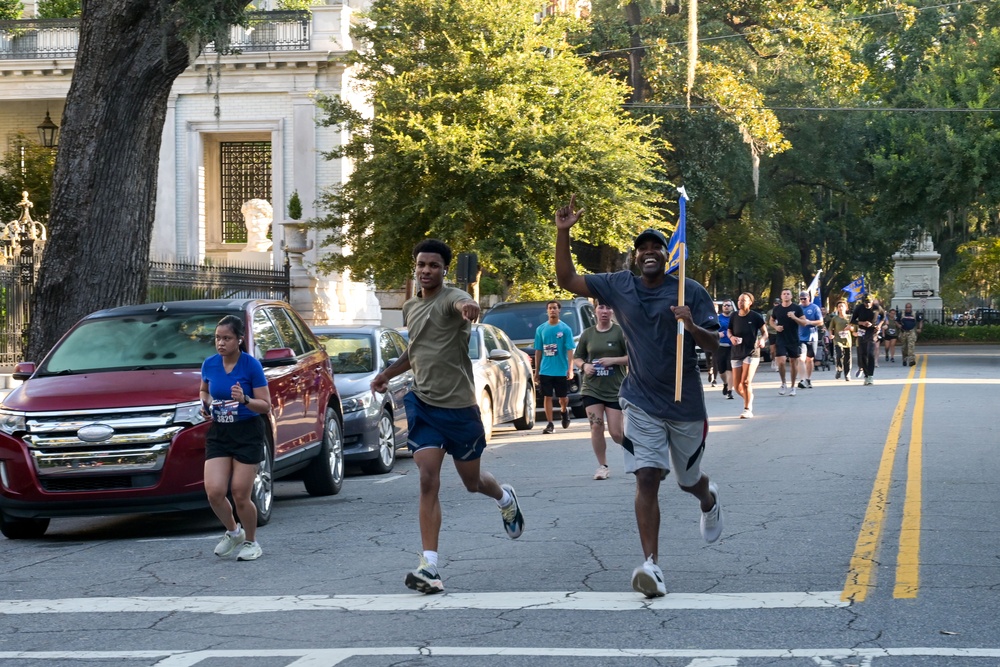 165th Airlift Wing joins Savannah community for Patriot Day 5K Run