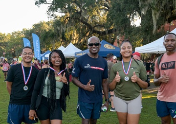 165th Airlift Wing joins Savannah community for Patriot Day 5K Run