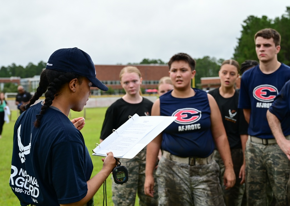 165th Airlift Wing supports New Hampstead High School JROTC Raider Meet