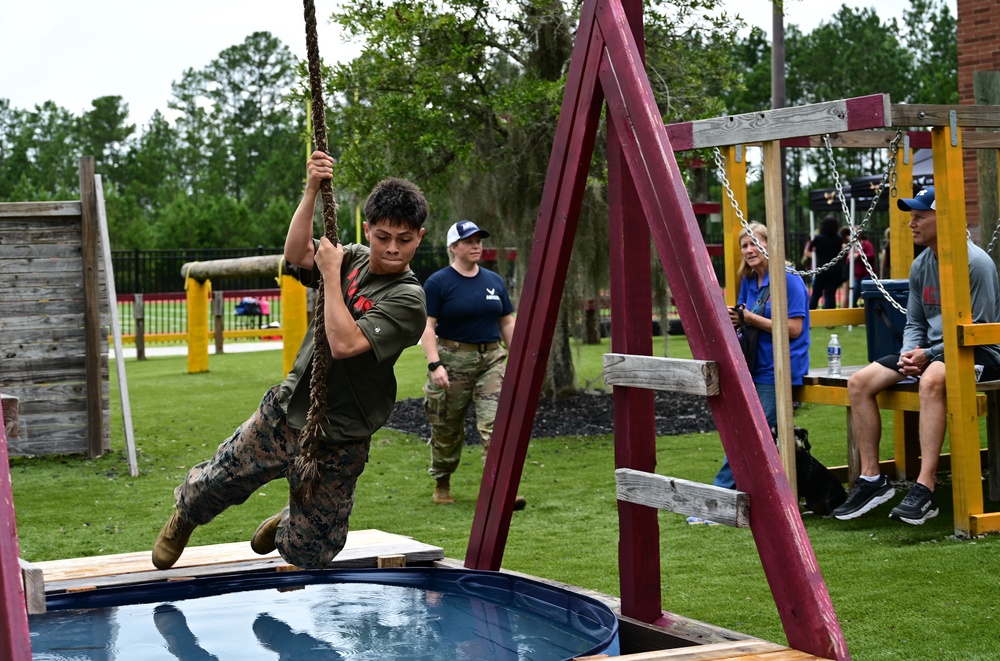 165th Airlift Wing supports New Hampstead High School JROTC Raider Meet