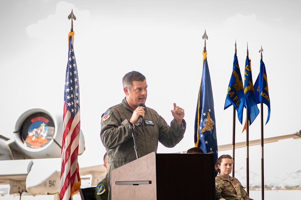 924th Fighter Group Cases Colors, Closes Chapter, Carries Spirit Forward