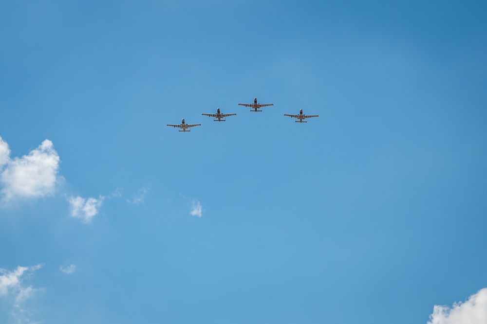 924th Fighter Group Cases Colors, Closes Chapter, Carries Spirit Forward