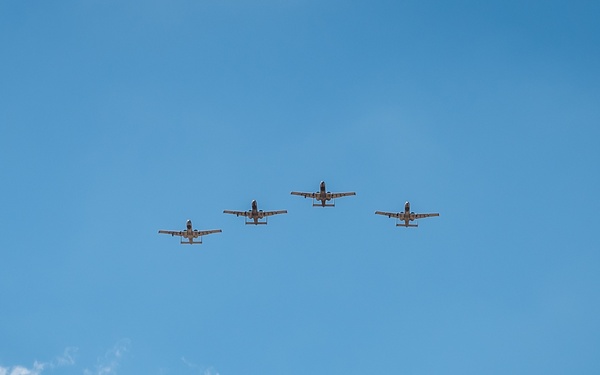 924th Fighter Group Cases Colors, Closes Chapter, Carries Spirit Forward