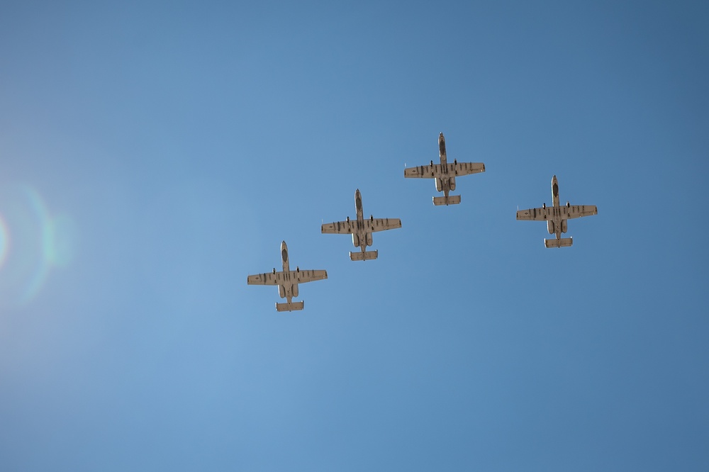 924th Fighter Group Cases Colors, Closes Chapter, Carries Spirit Forward