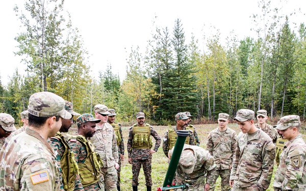 Indian and U.S. Army bilateral training exercise at Yudh Abyas 25 in Fort Wainwright, AK