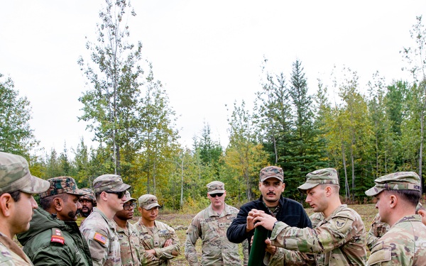 Indian and U.S. Army bilateral training exercise at Yudh Abyas 25 in Fort Wainwright, AK