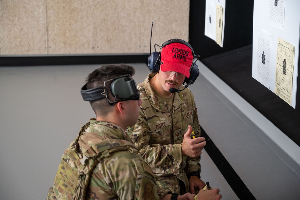 Maryland Air National Guard Airmen Conduct Range Familiarization