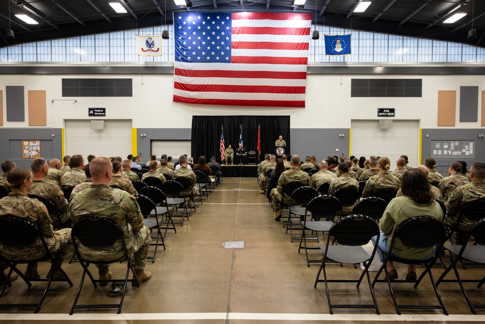 Sgt. Maj. Jessica Stiffarm Promotion