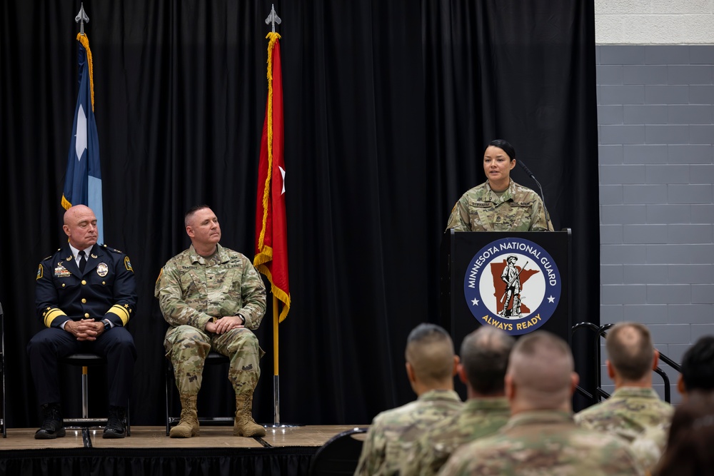 Sgt. Maj. Jessica Stiffarm Promotion