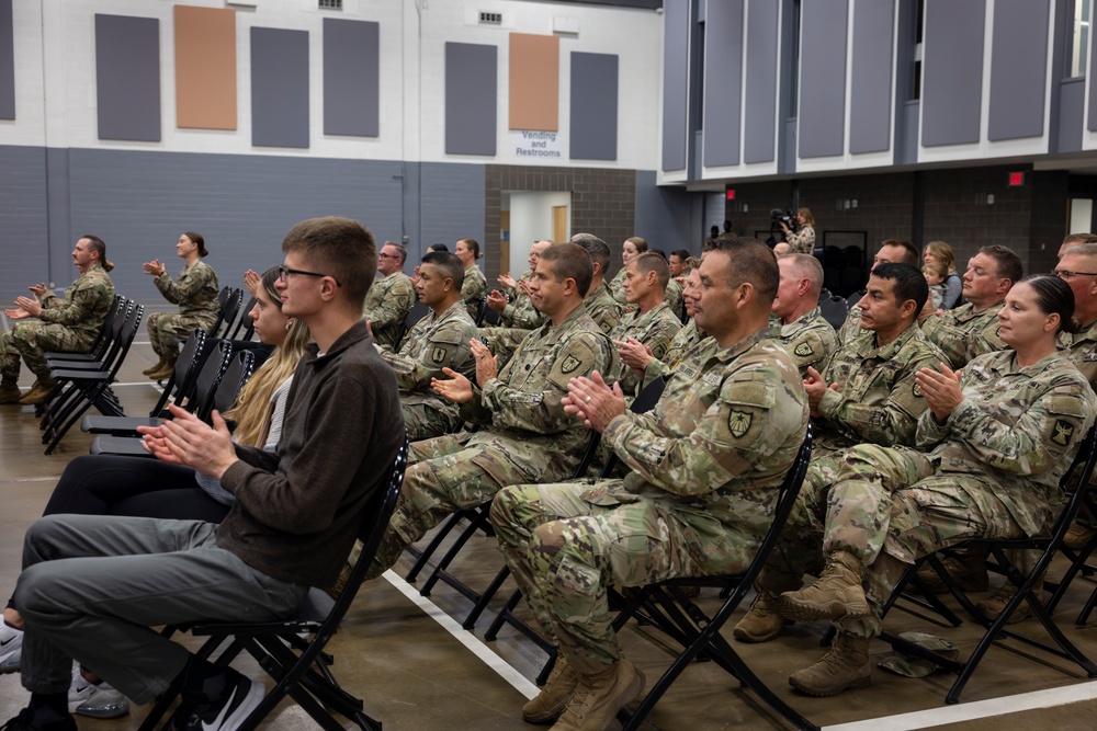 Sgt. Maj. Jessica Stiffarm Promotion
