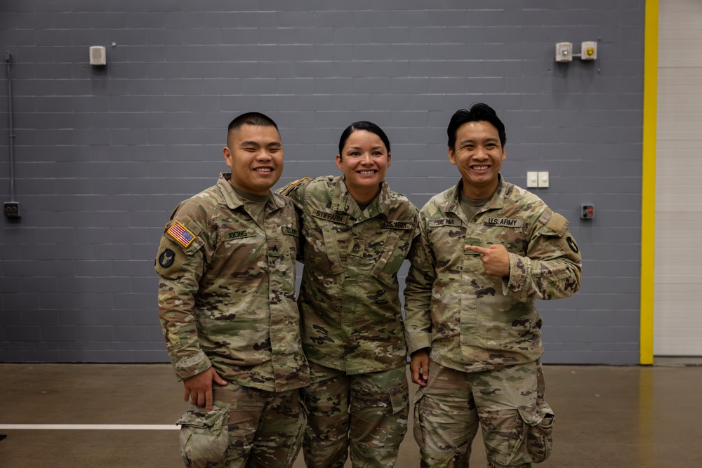 Sgt. Maj. Jessica Stiffarm Promotion