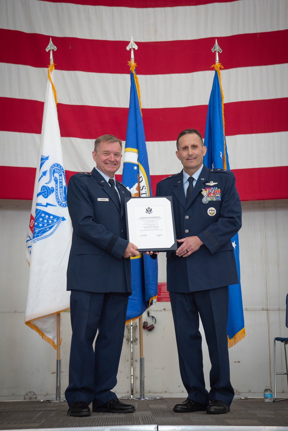 Major General Teff retires with 3 decades of service