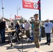 Iowa National Guard Soldier performs National Anthem at Veterans Memorial Stadium