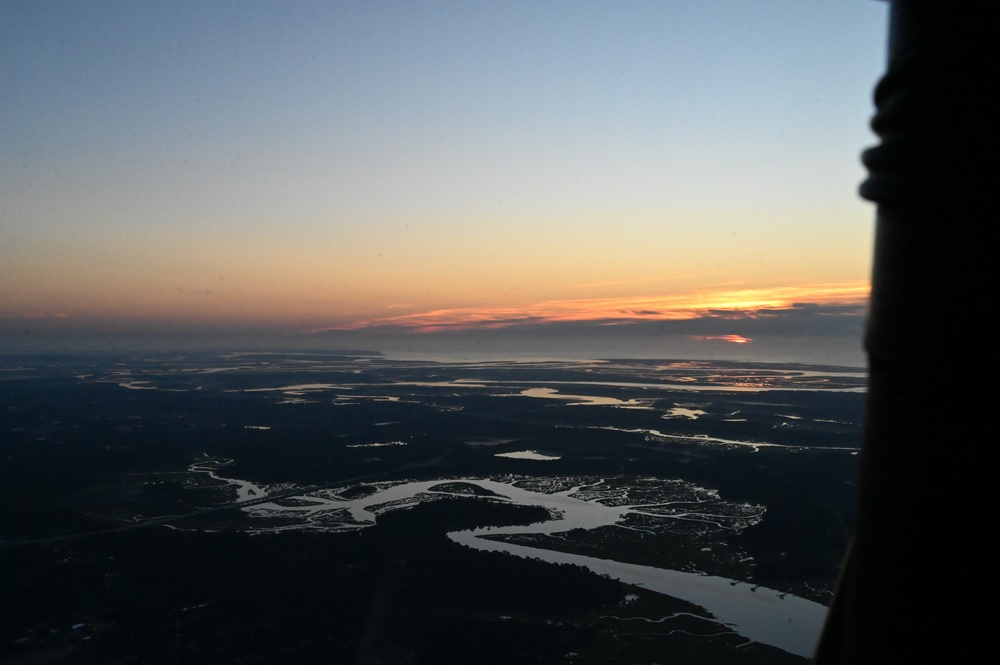 165th Airlift Wing conducts Patriot Day flight over Savannah