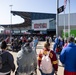 Participants gather for Five Seasons Stand Down at Veterans Memorial Stadium