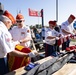 Marine Corps League members secure colors at Five Seasons Stand Down