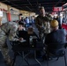 Iowa National Guard medics check blood pressure at Five Seasons Stand Down