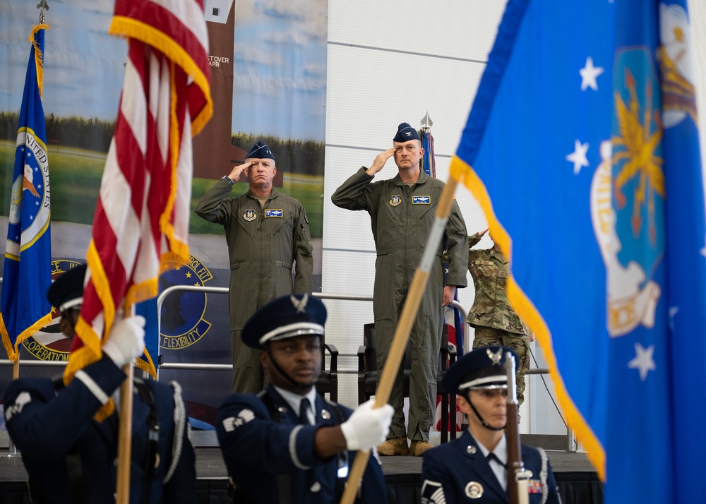 Holland takes command of the 439th AW