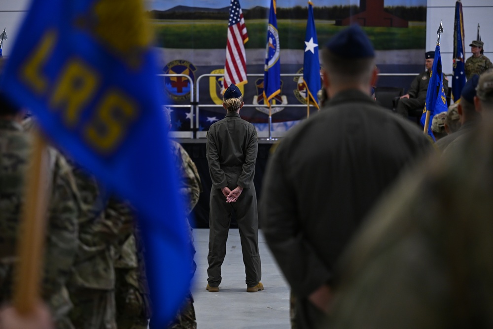 Holland takes command of the 439th AW