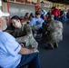 Iowa National Guard medics conduct blood pressure checks at Five Seasons Stand Down
